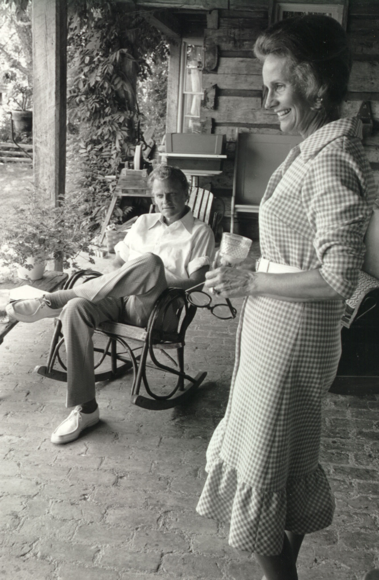 Photo File: Graham, William F. with Graham, Ruth