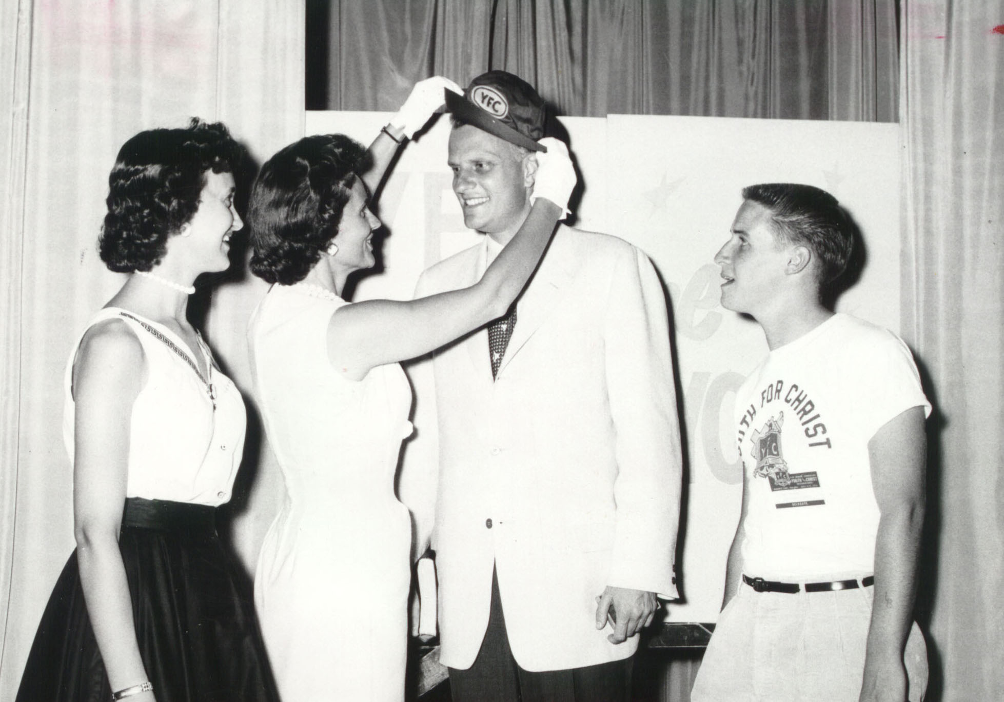 Photo File: Graham, William F. with Graham, Ruth