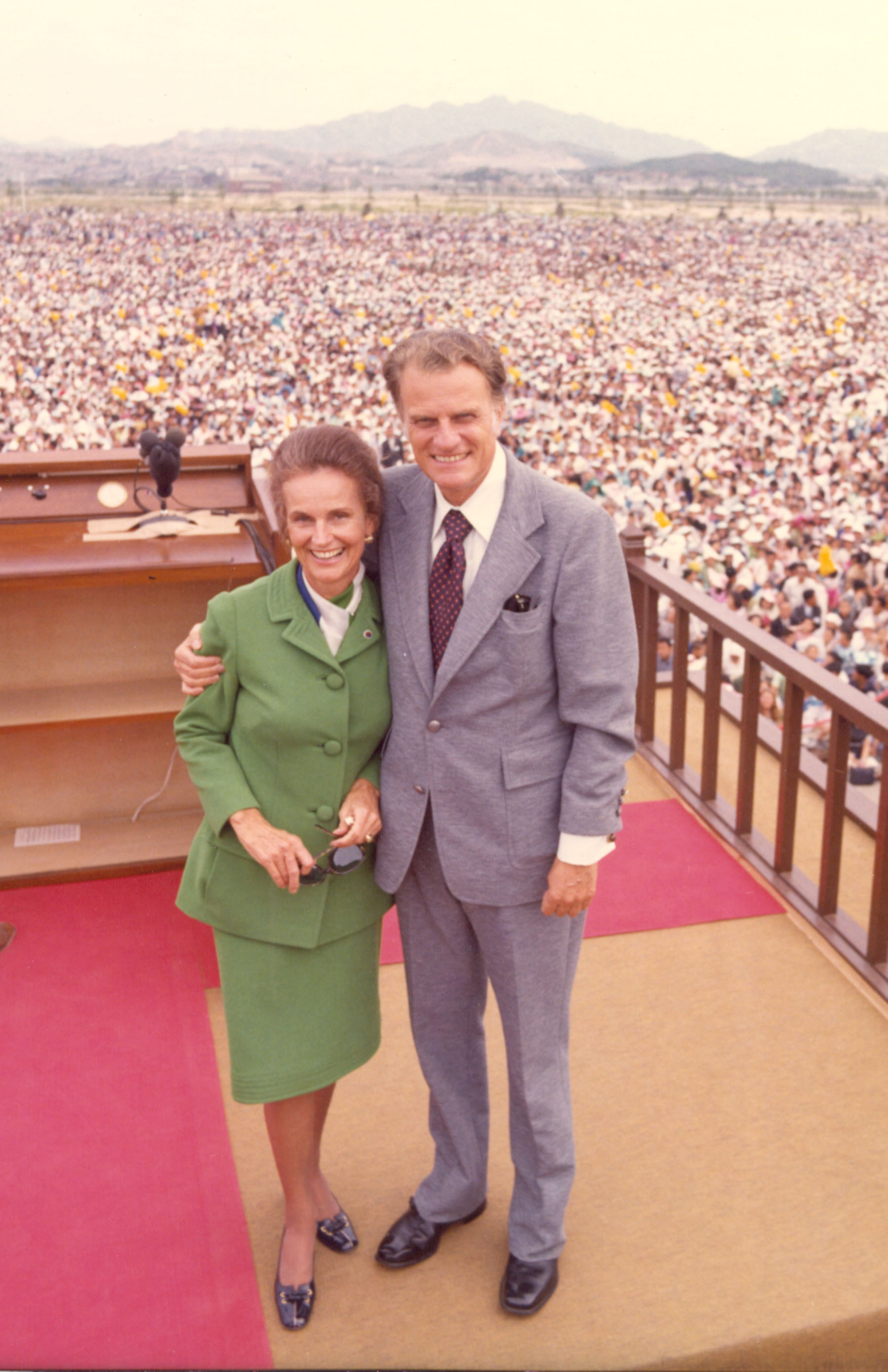 Photo File: Graham, William F. with Graham, Ruth
