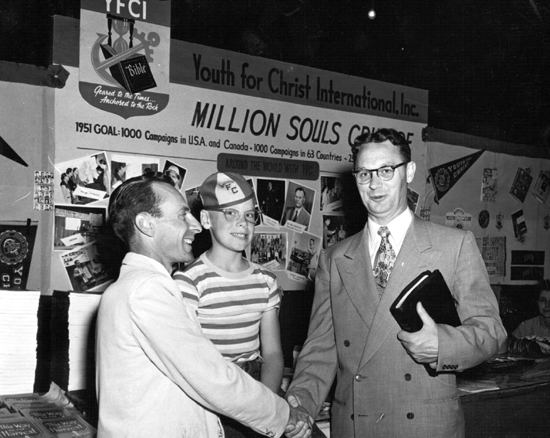 Photo File: Johnson, Torrey M.   Johnson at the 1959 YFC national convention.