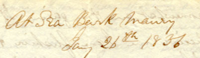 Missionary Letter, 1856