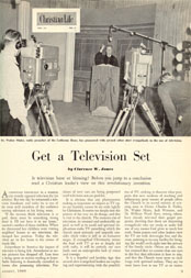 Article from the August 1949 issue of CHRISTIAN LIFE, pp. 9-11, 43-44.  Magazine available in the Billy Graham Center Library.  CLICK TO SEE ENLARGED PHOTO.