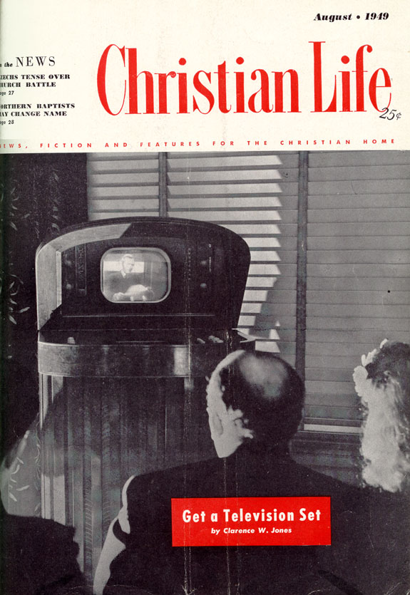 Cover of the August 1949 issue of CHRISTIAN LIFE.  Magzine available in the Billy Graham Center Library.