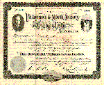 Certificate issued to contributors during the 1915 campaign in Paterson, New Jersey.  From Accession 92-35